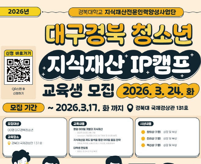 대구경북 청소년 지식재산 IP캠프